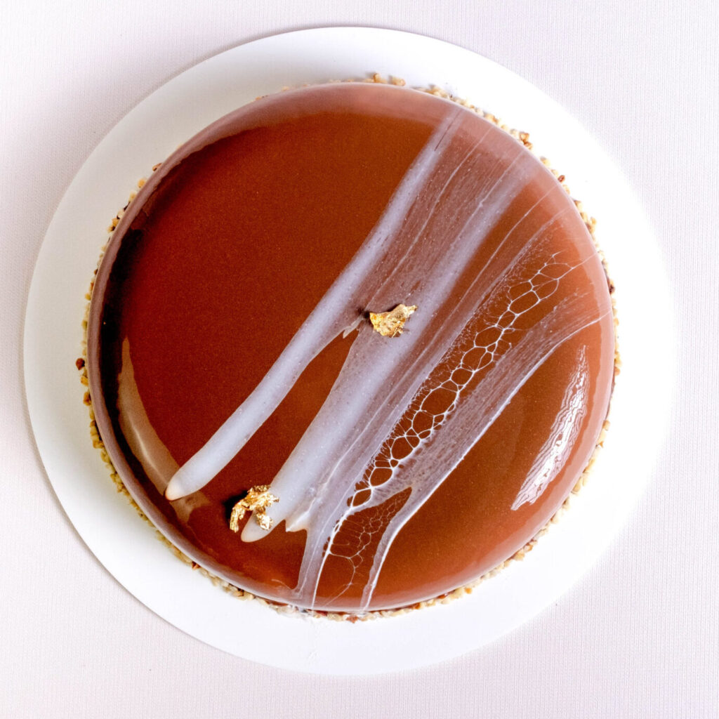 torta moderna al caffe e nocciola silvia brunzin