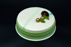 torta verde al basilico piselli mela corsi pasticceria silvia brunzin