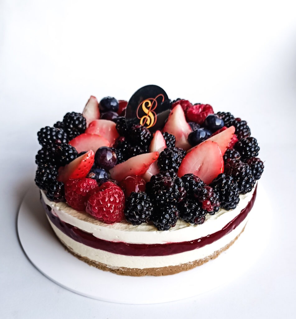 cheesecake limone e frutti di bosco