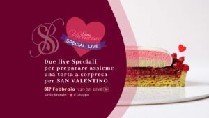 diretta facciamo insieme torta san valentino torta moderna silvia brunzin