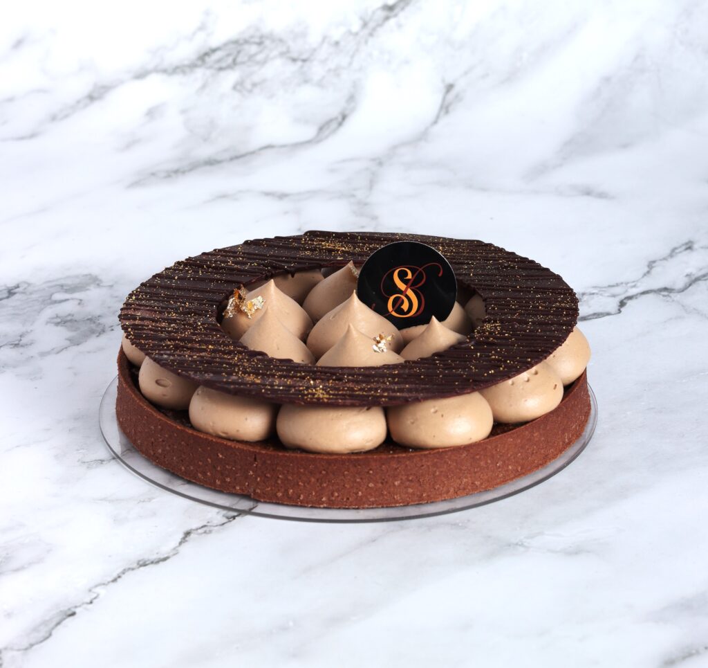 Crostata moderna caffè e cioccolato Principessa