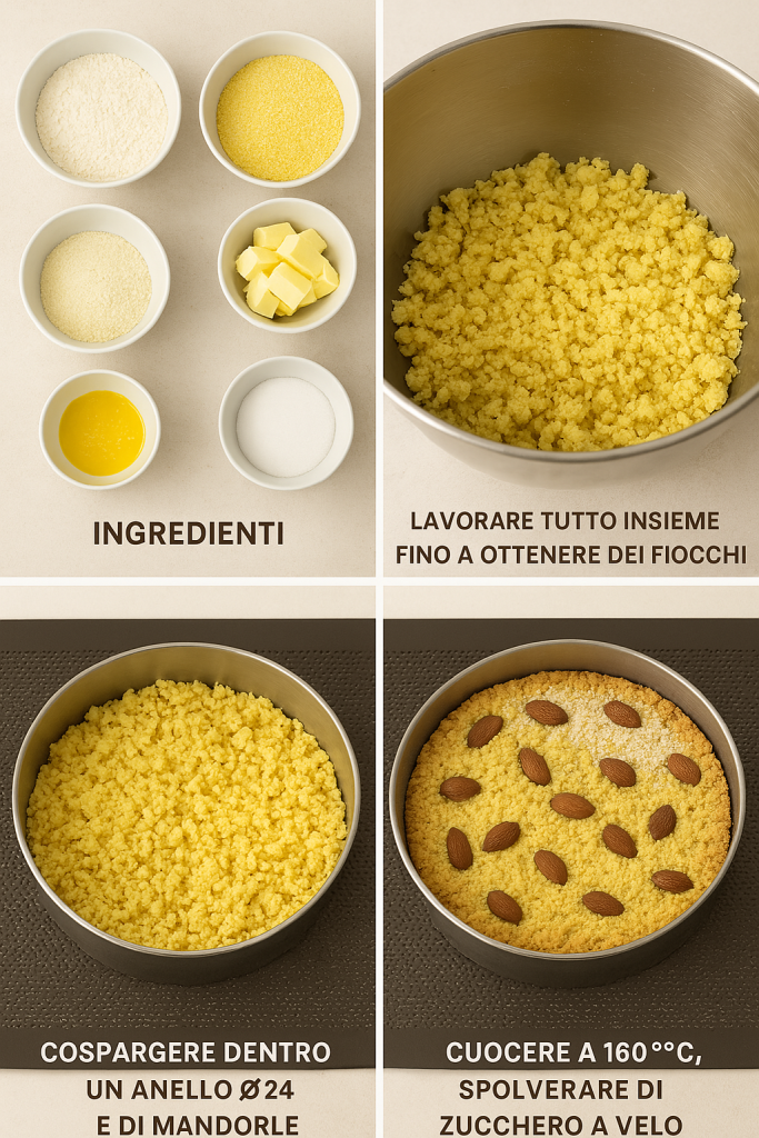 ricetta sbrisolona fregolotta